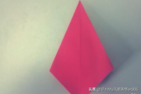 百合花折纸-百合花折纸教程