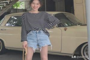 横条秋衣如何搭配衣服女(图2)