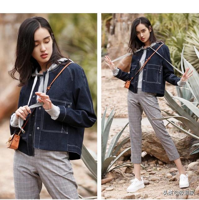 黑色牛仔外套如何搭配女(图3)