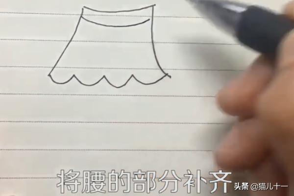 漂亮的裙子怎么画(图12)
