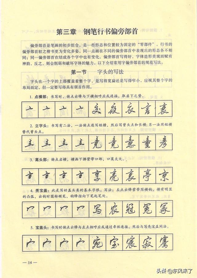 钢笔草书练什么字体好