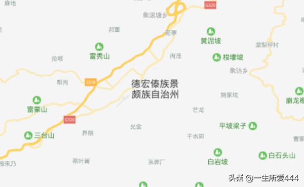 德宏自治州德宏自治州地图