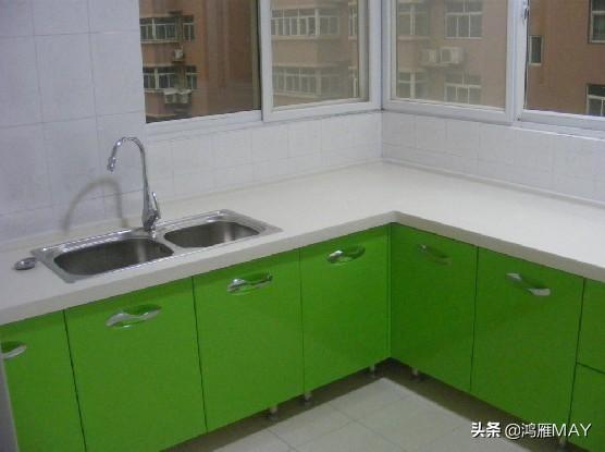 果绿色橱柜如何搭配台面(图13)