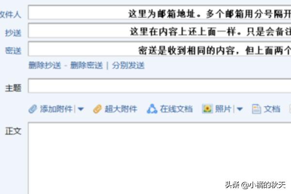 [密送]邮箱中的抄送，密送是什么意思？
