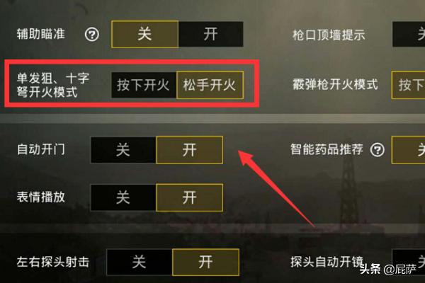 吃鸡战场开枪怎么设置(图3)