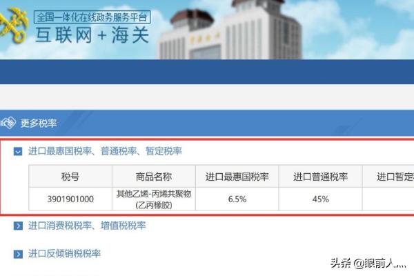 海关进出口税则查询，海关进出口税则查询