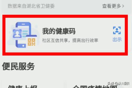 武汉市健康码是哪个