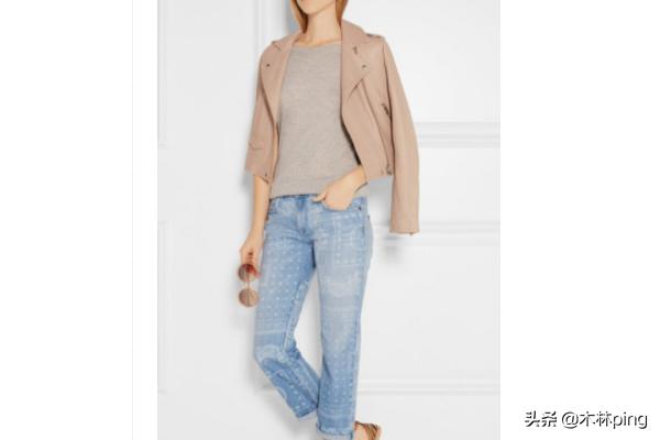 蓝色牛仔小上衣如何搭配(图4)