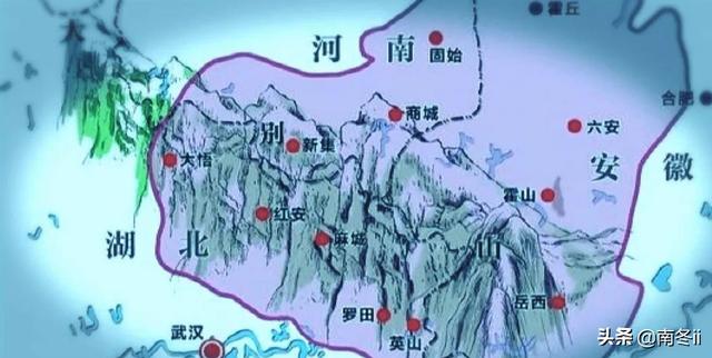 大别山地图(大别山在哪个省有地图吗？)