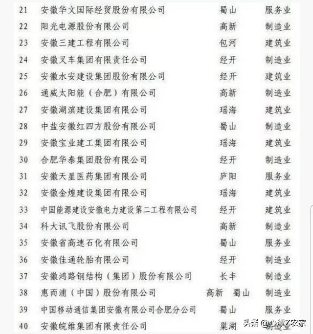 合肥的支柱产业是什么？