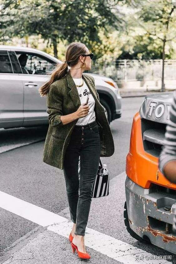 天冷了如何搭配西裤女士