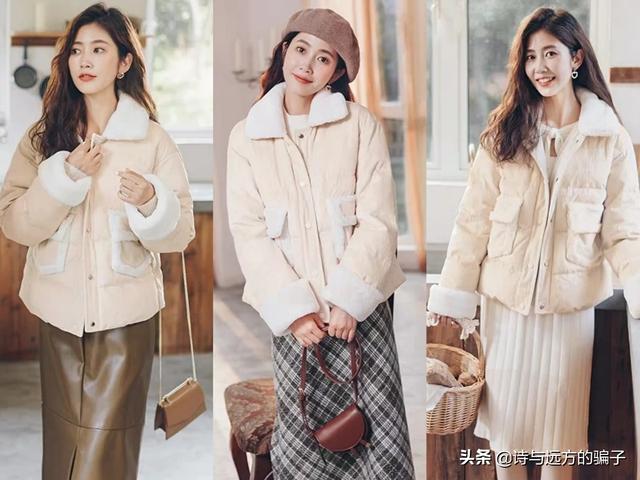 超短牛仔棉衣如何搭配衣服(图51)