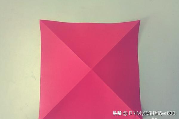 百合花折纸-百合花折纸教程