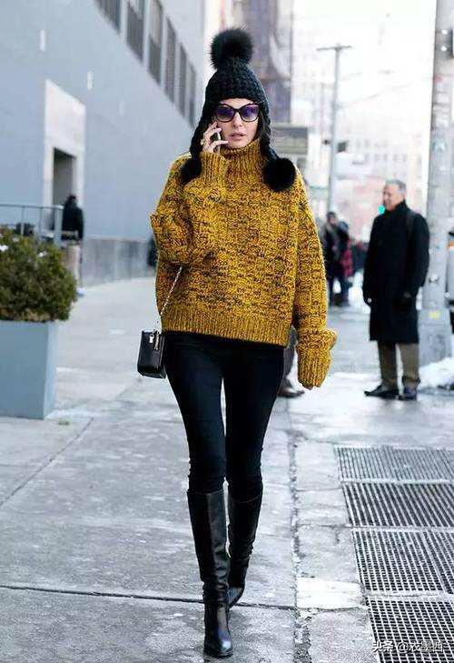 长皮裙如何搭配外套女士(图13)