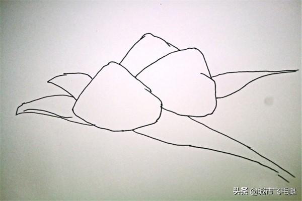 【儿童简笔画】怎样画粽子？：粽子的图片