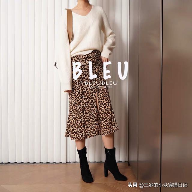 时尚白色大毛衣如何搭配(图15)