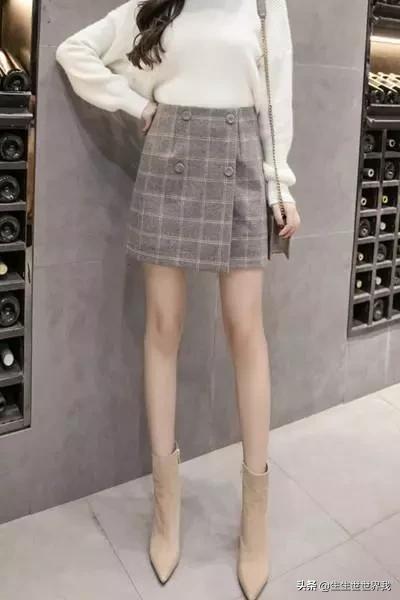 格子连衣裙冬日如何搭配(图5)