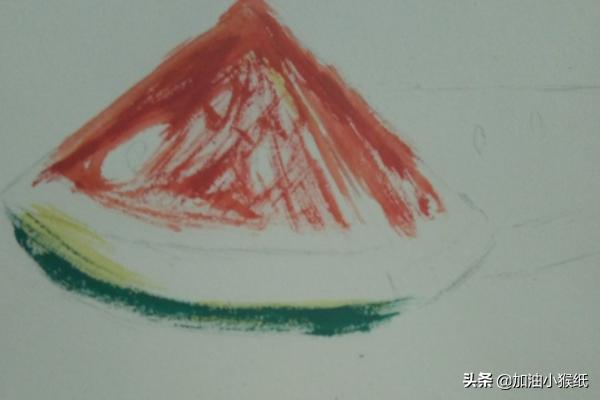 农民吃西瓜怎么画图片(图5)
