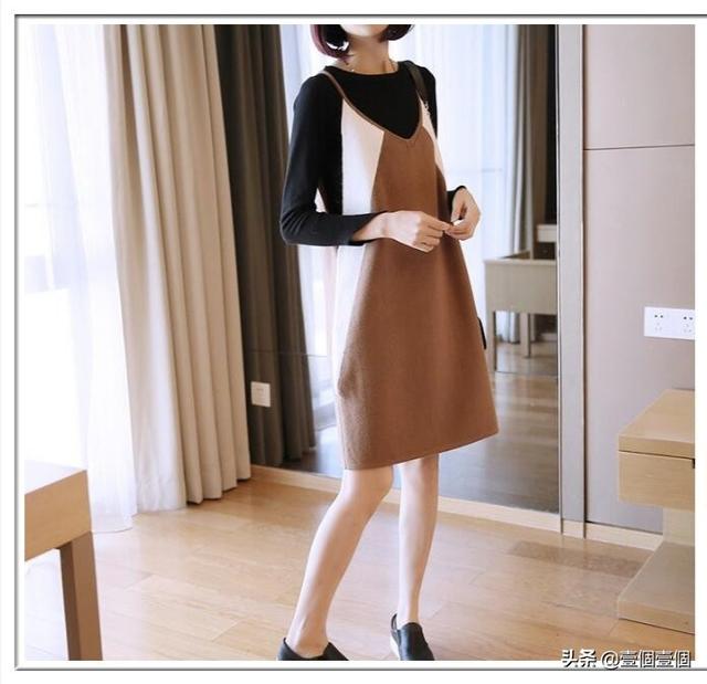 冬季针织背心裙如何搭配(图9)