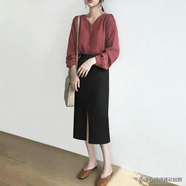 老气衬衣如何搭配好看女(图19)
