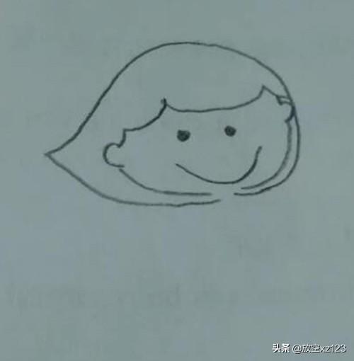 女孩卡通图片（卡通人物女孩彩色简笔画怎么画？）