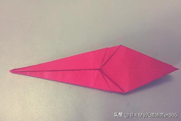 百合花折纸-百合花折纸教程