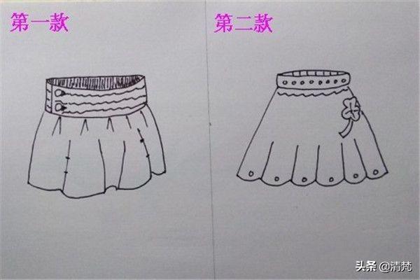 漂亮的裙子怎么画