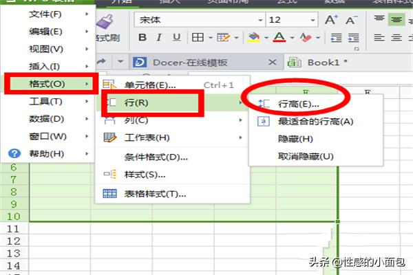 表格行高怎么设置word文档表格行高怎么设置