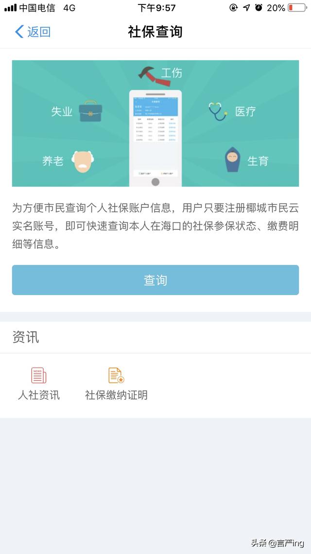 查询我的养老保险，查询我的养老保险缴费情况