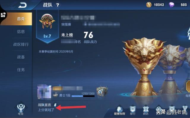 王者荣耀战队的群公告应该怎么写？