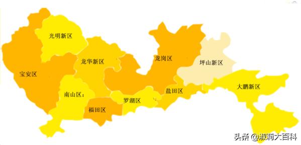 深圳的市中心是罗湖区、福田区、还是南山区？