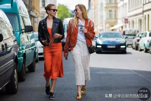 教你皮衣如何搭配连衣裙(图5)