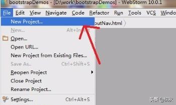 如何用webStorm创建项目