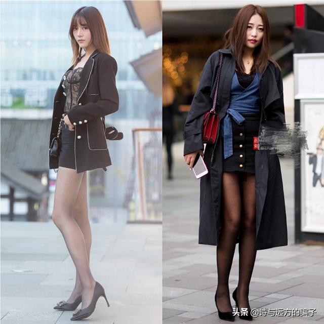 如何优雅的搭配黑色丝袜