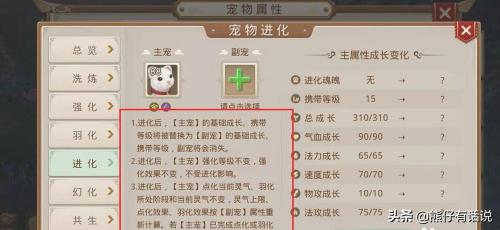問道寵物強化表?問道寵物強化表大全!