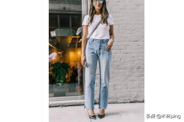 蓝色牛仔小上衣如何搭配(图6)