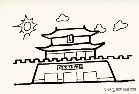 旅游景点怎么画简笔画 学生图片,旅游景点怎么画简笔画 学生图片大全