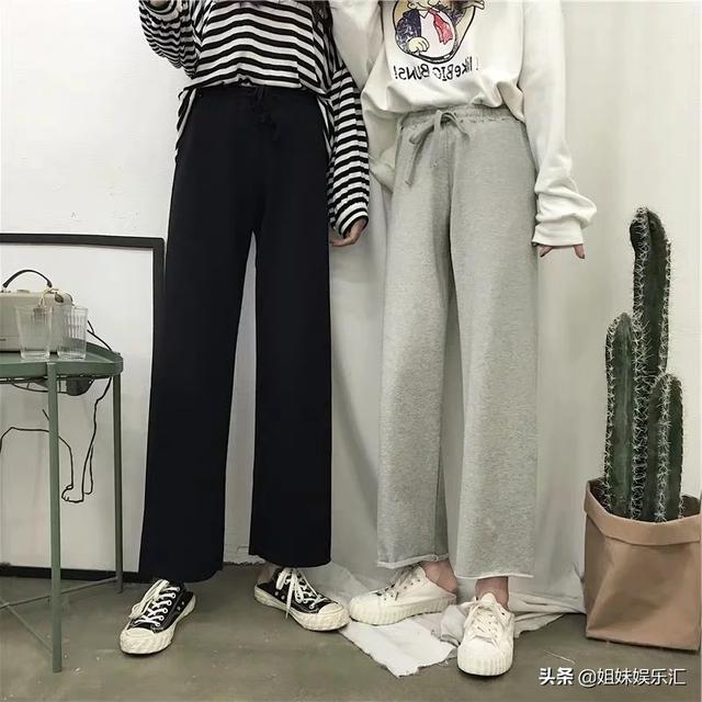 女如何搭配灰色运动长裤(图5)