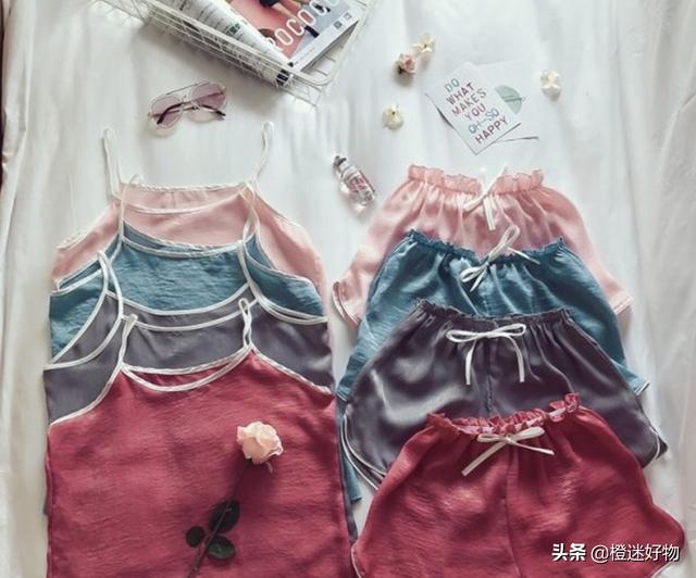 女性二手真丝睡衣内裤(图6)