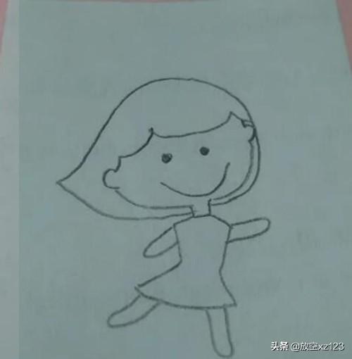 女孩卡通图片（卡通人物女孩彩色简笔画怎么画？）