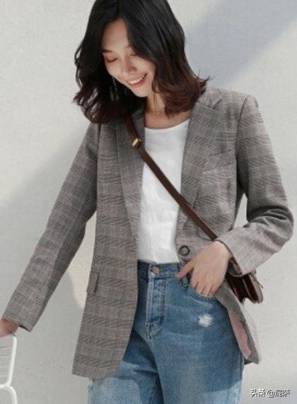 裙子和格子西服如何搭配(图2)