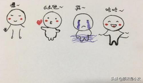 简笔画表情包怎么画？：画表情包
