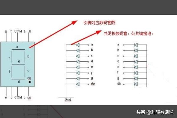 二位数码管引脚图