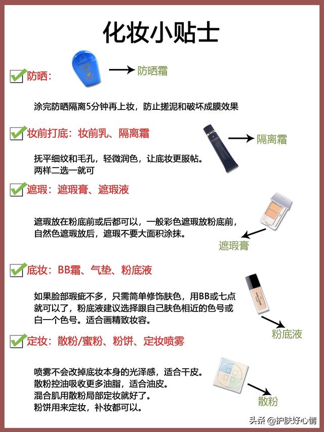 化妆技巧护肤技巧书
