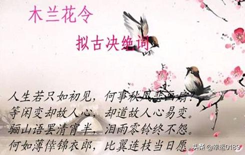 何事秋风悲画扇等闲变却故人心