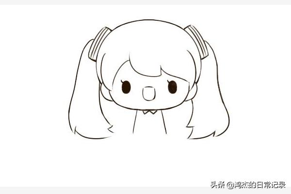 [初音q版萌图]怎么画初音未来？