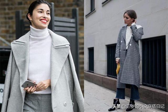 时尚白色大毛衣如何搭配(图17)