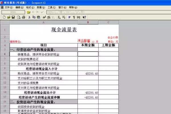 现金流量表公式大全，现金流量表公式大全 Excel