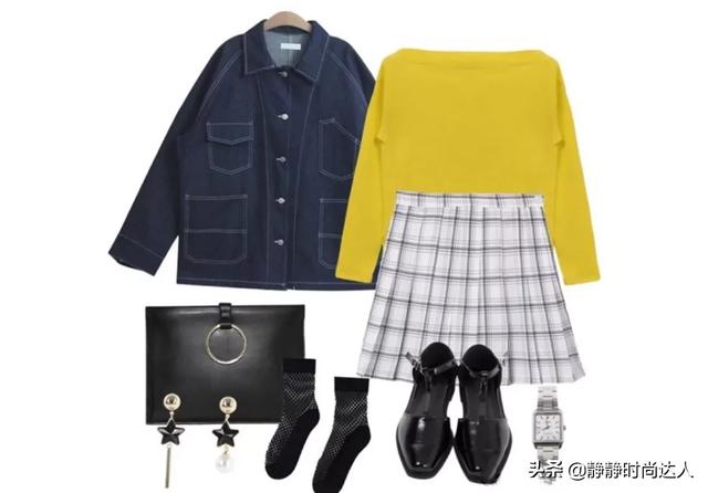 大牛仔上衣如何搭配好看(图39)