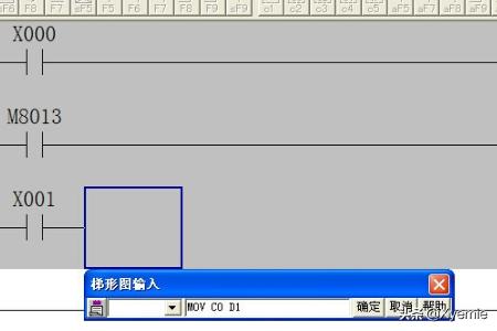[未转变者传送指令]三菱mov 等效to传送指令使用方法？